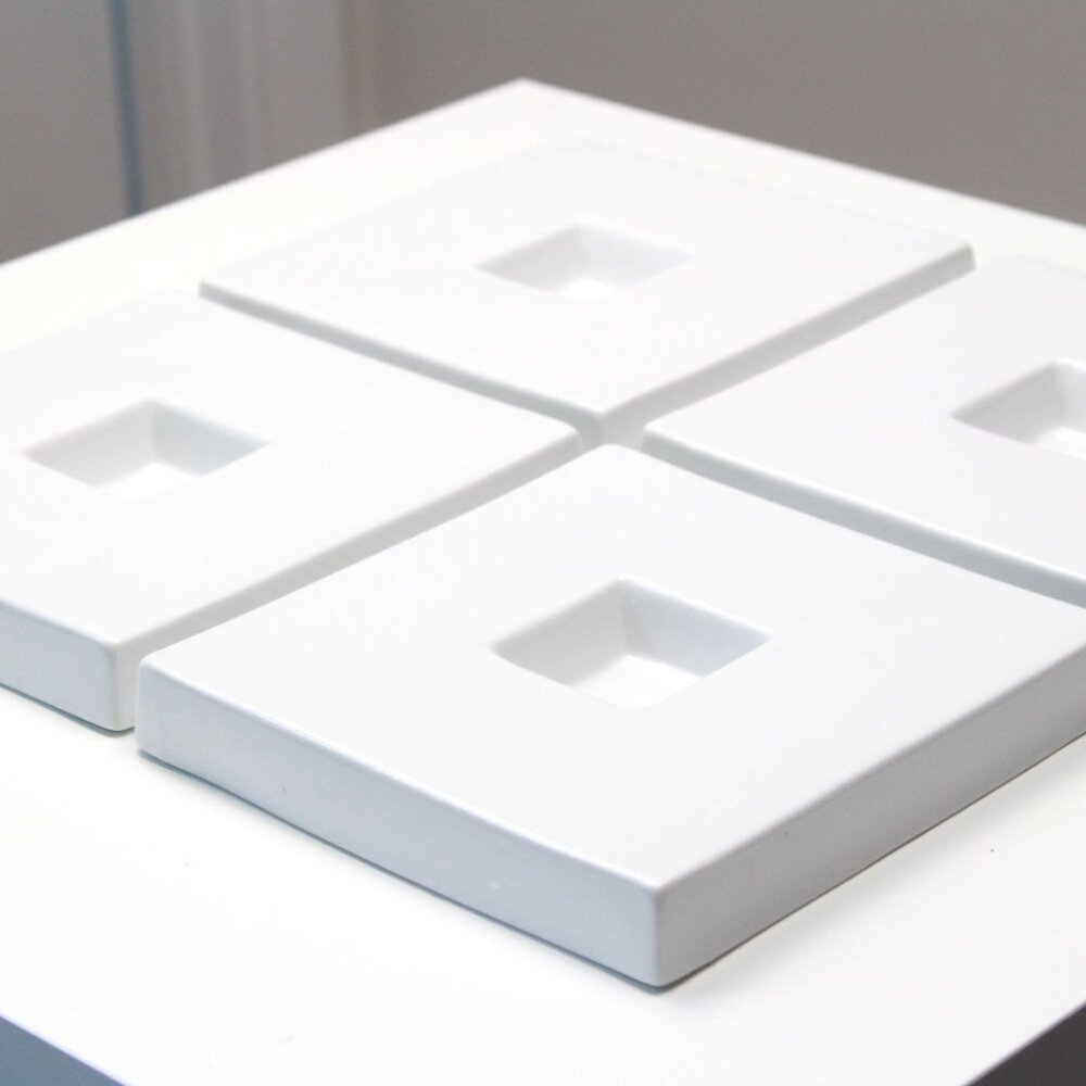 CB2 Crate & Barrel Sushi Appetizer Plates‎ Set of 4 VGUC - Picture 13 of 13